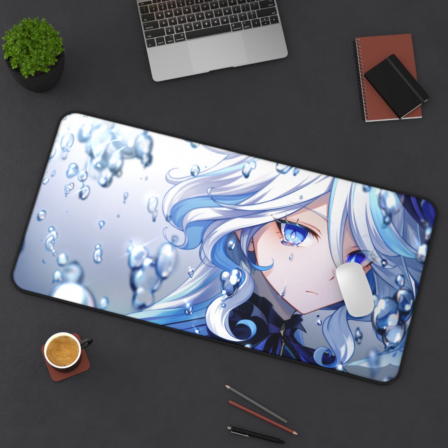Anime Girl Furina Genshin Gaming Desk Mat
