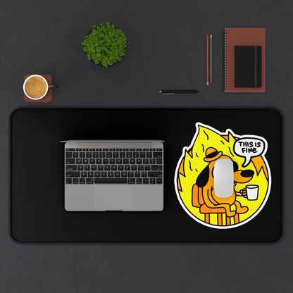 This is fine Desk Mat, gaming mouse mat, mousepad large, XXL deskpad mouse pad