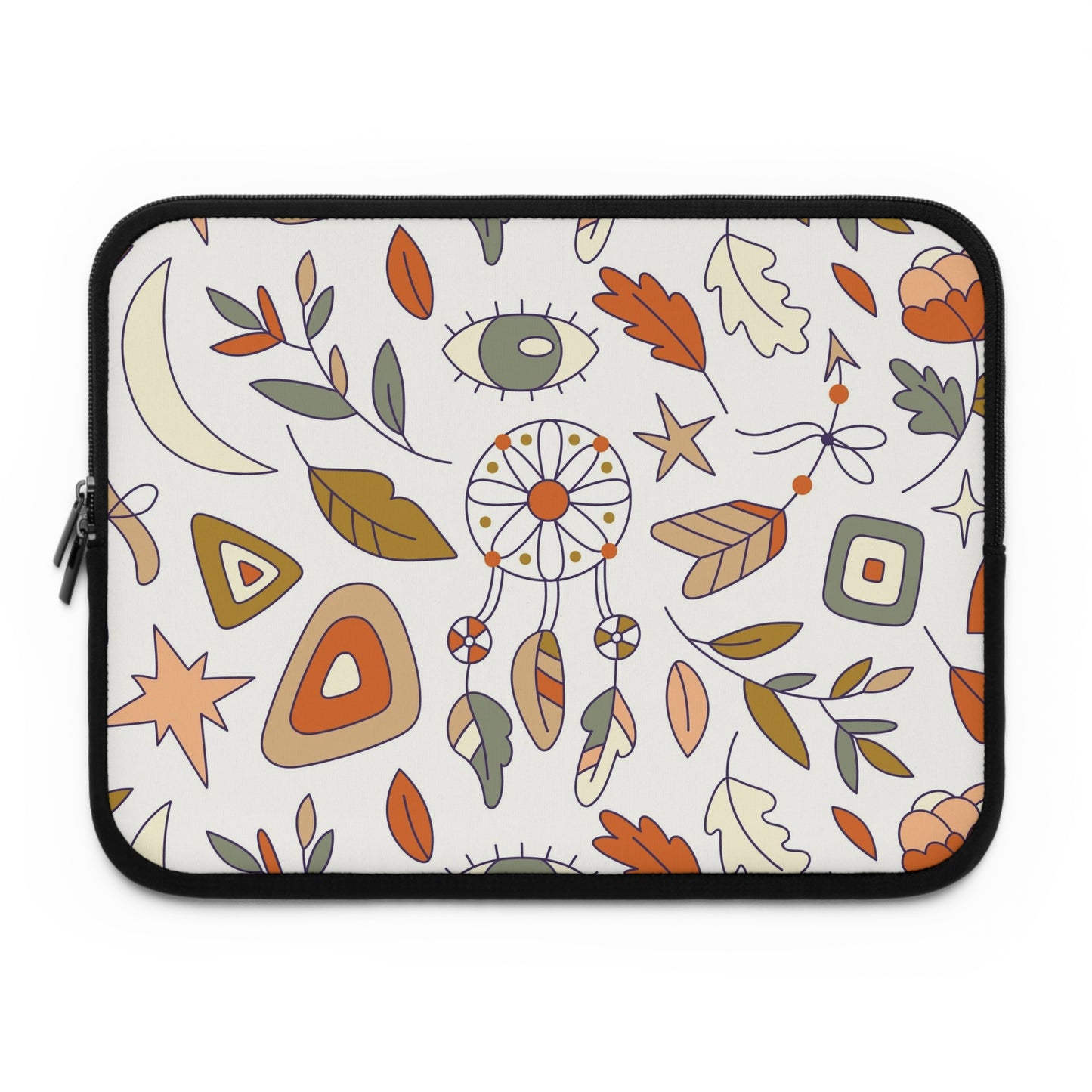 boho pattern Laptop sleeve macbook or any laptop, laptop bag, Laptop carrying case