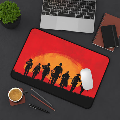 Red Dead Redemption2 Desk Mat, deskmat xl, Gaming keyboard matt, mousepad large, XXL extended deskpad mouse pad, large gaming mousepad - Bolt Print