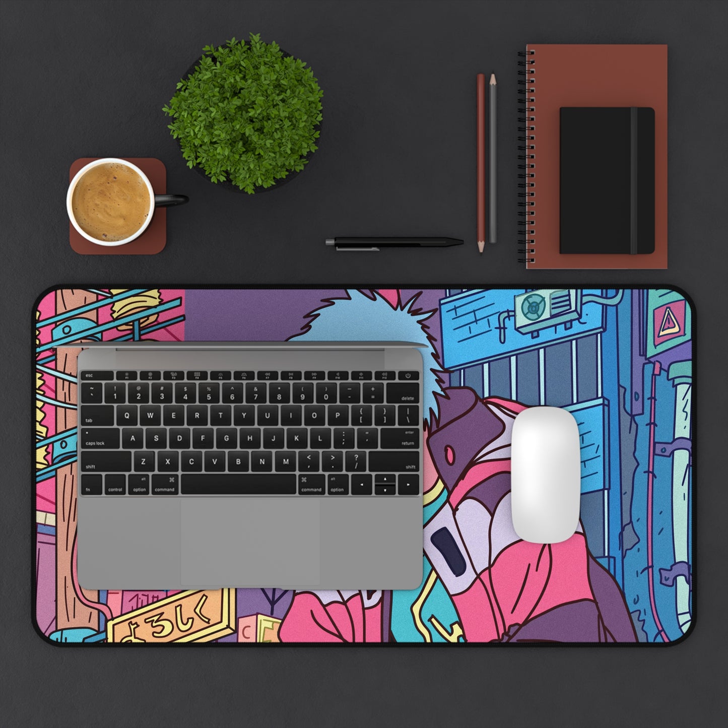 Anime Boy Gaming Desk Mat