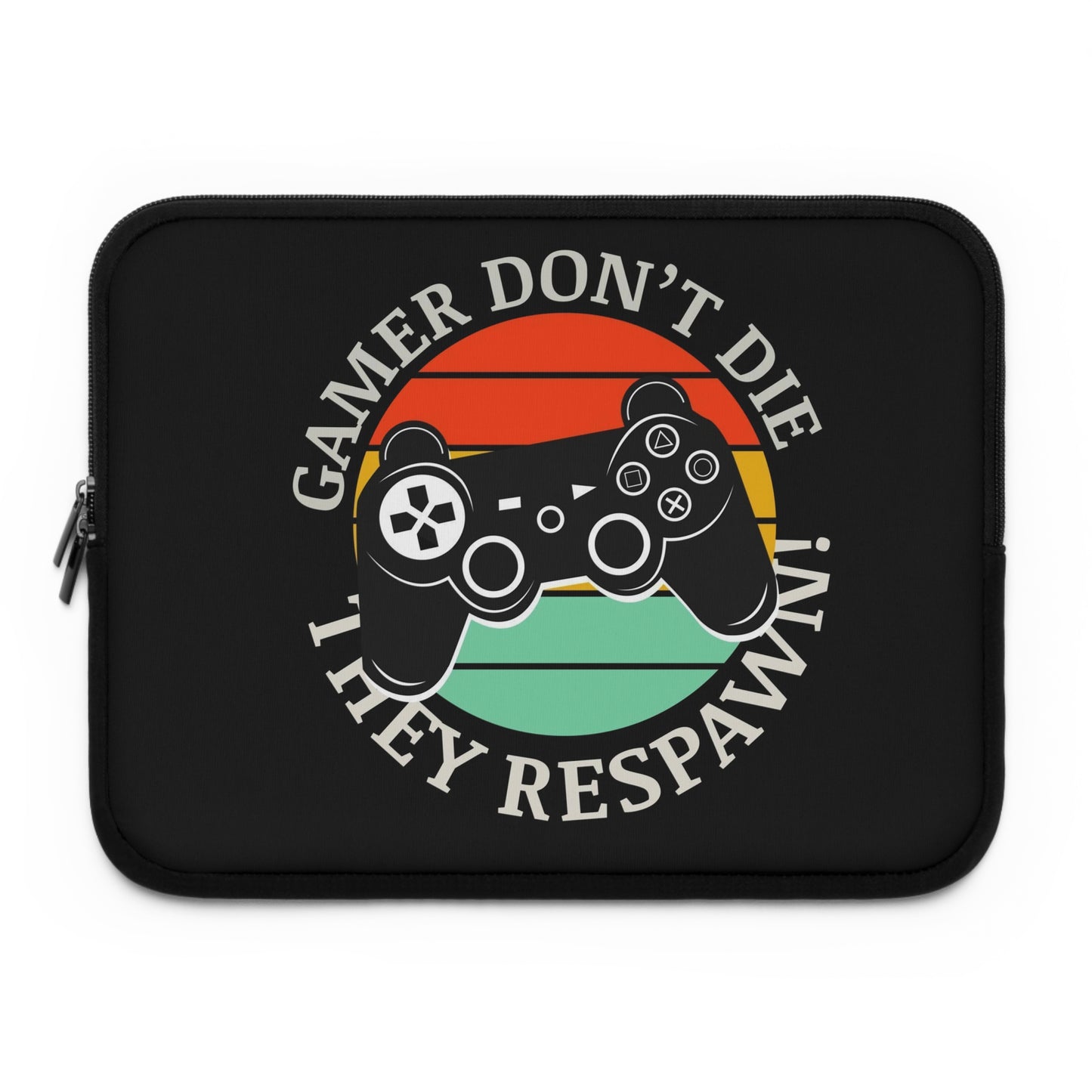 gamer dont die Laptop sleeve  macbook or any laptop 13, 15, 17 inch, Laptop bag