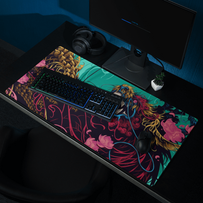 Eastern dragon Desk Mat, deskmat xl, Gaming keyboard matt, mousepad large, XXL extended deskpad mouse pad, large gaming mousepad - Bolt Print