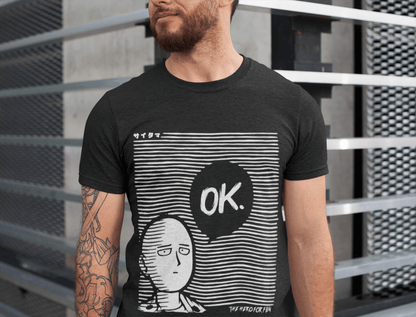 Anime one punch man tshirt print, manga tshirt, anime clothing - Bolt Print