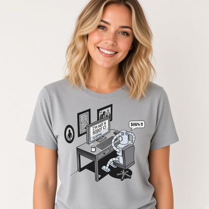 I'm Not a Robot Captcha Funny IT Humor T-Shirt
