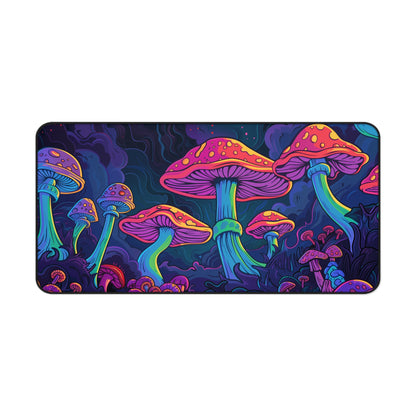 fly agarics Desk Mat, Psychedelic gaming mouse mat, XXL deskpad mouse pad