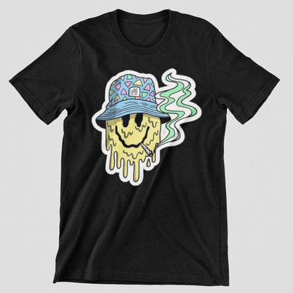 Smiley hipster T-shirt, funny t-shirt, graphic shirts, unisex tshirt, printed T-shirt - Bolt Print