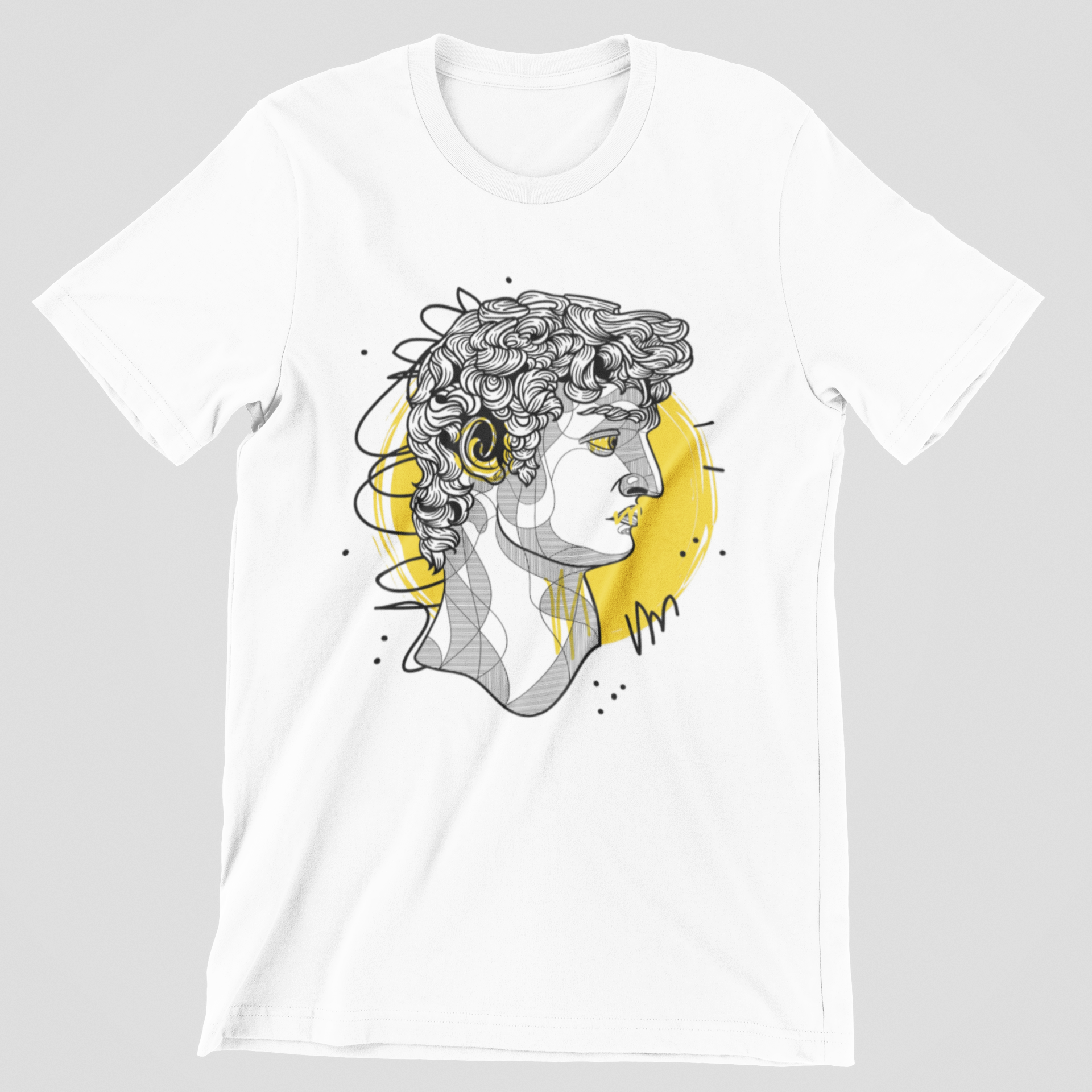 Roman profile T-shirt, funny t-shirt, graphic shirts, unisex tshirt, printed T-shirt - Bolt Print