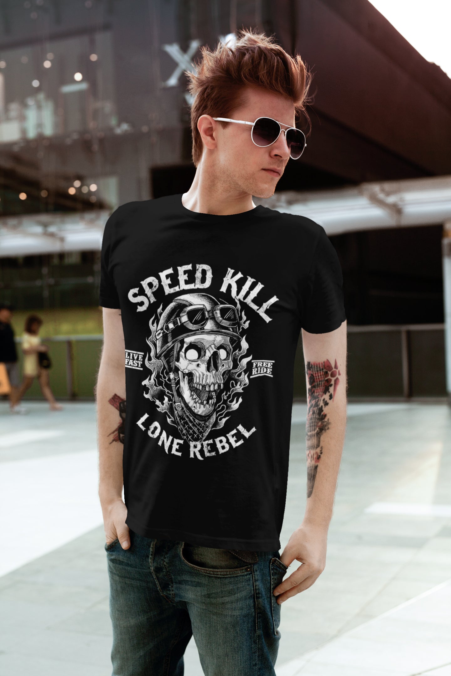 Speed kill T-shirt, funny t-shirt, graphic shirts, unisex tshirt, rock t-shirt, racer t-shirt - Bolt Print