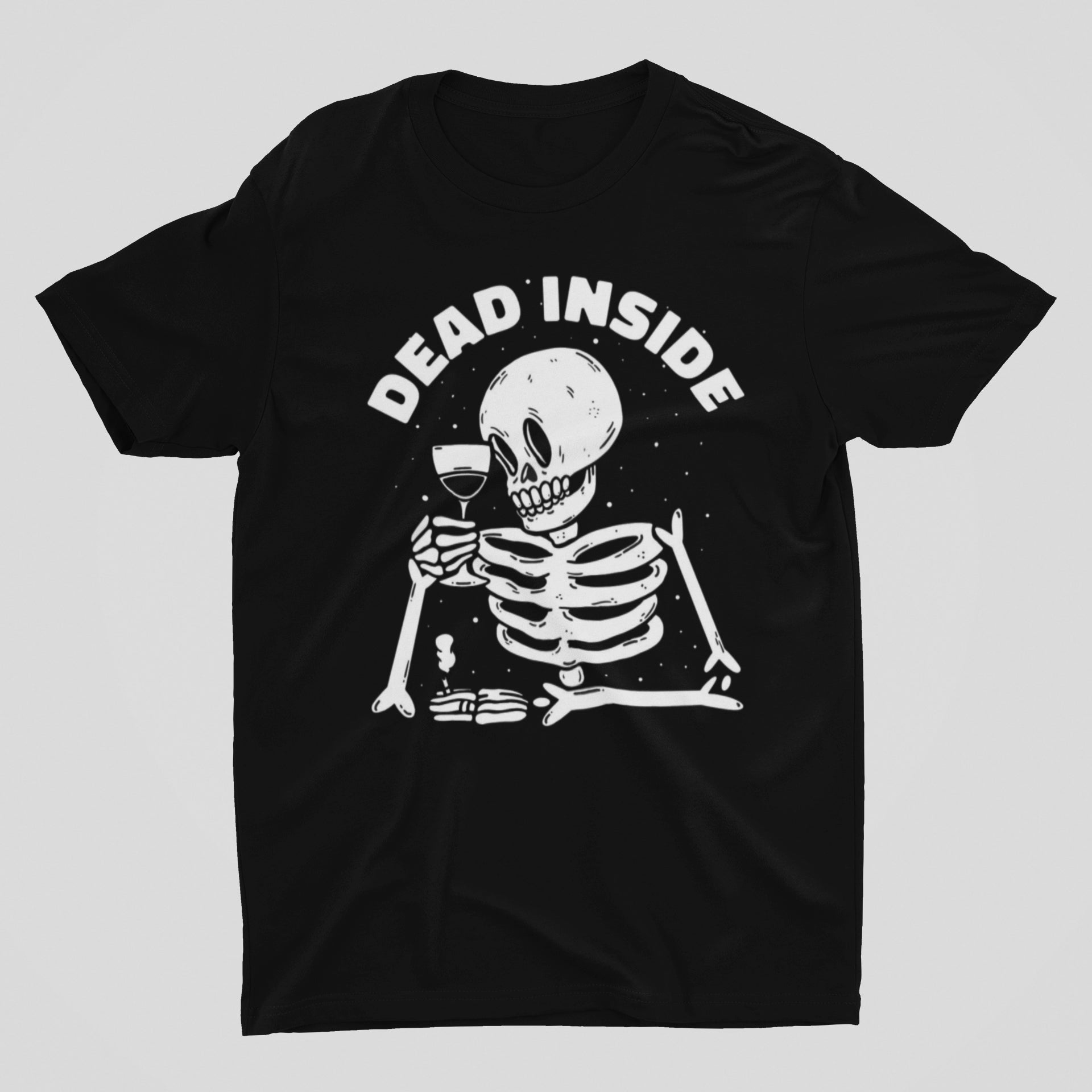 Dead inside T-shirt, funny t-shirt, graphic shirts, unisex tshirt, printed T-shirt - Bold Print