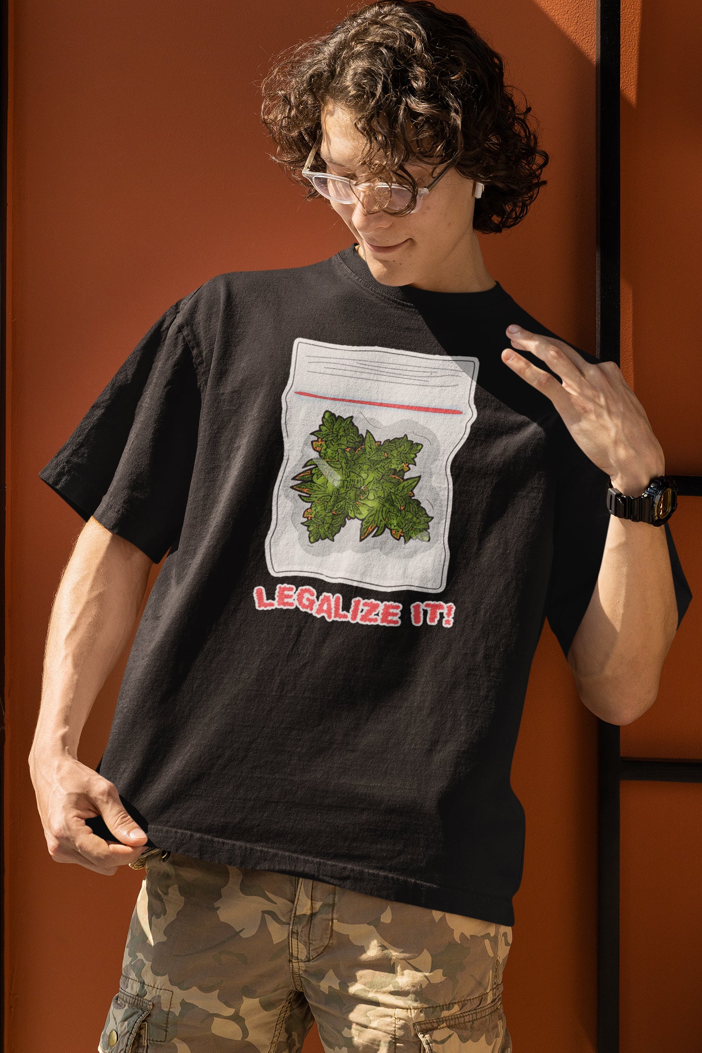 Legalize it T-shirt, funny t-shirt, graphic shirts, unisex tshirt, printed T-shirt - Bolt Print