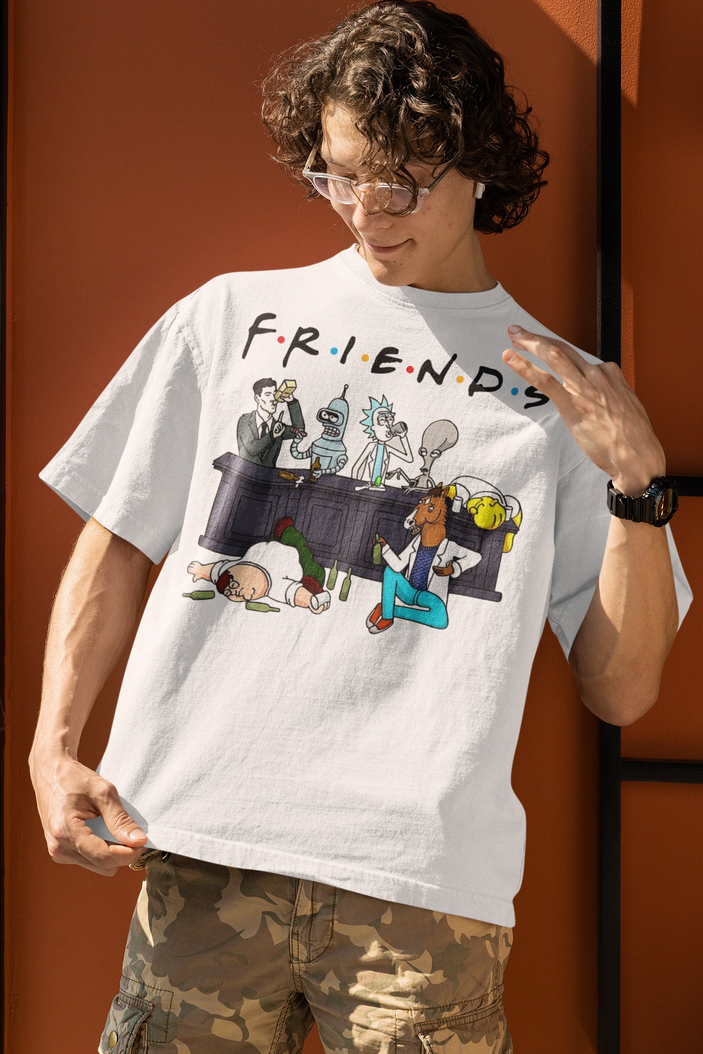 Friends printed t shirts on sale