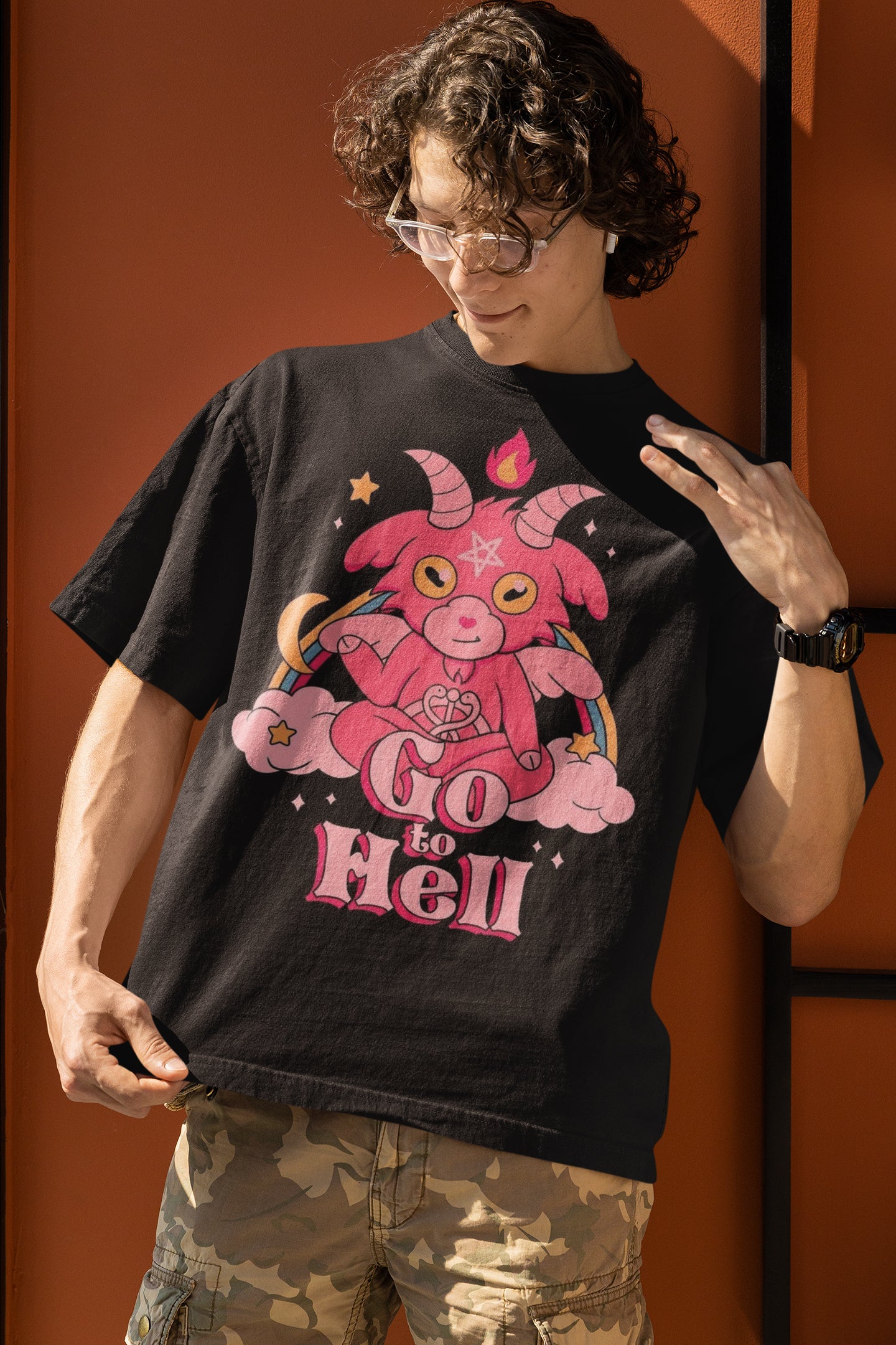 Go to hell T-shirt, funny t-shirt, graphic shirts, unisex tshirt, printed T-shirt - Bolt Print