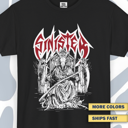 Sinister T-Shirt, Metal Unisex tee