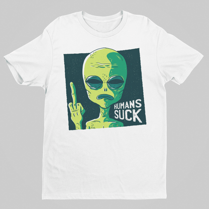 Humans suck T-shirt, funny t-shirt, graphic shirts, unisex tshirt, printed T-shirt - Bolt Print