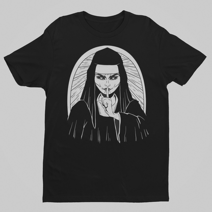 Nun T-shirt, funny t-shirt, graphic shirts, unisex tshirt, printed T-shirt - Bolt Print