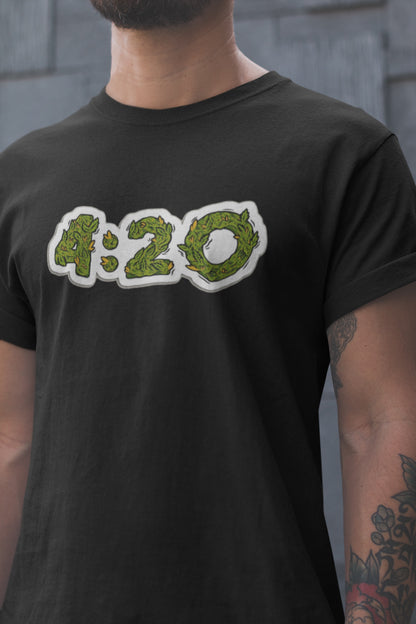 T-shirt 420, funny t-shirt, graphic shirts, unisex tshirt, printed T-shirt - Bolt Print