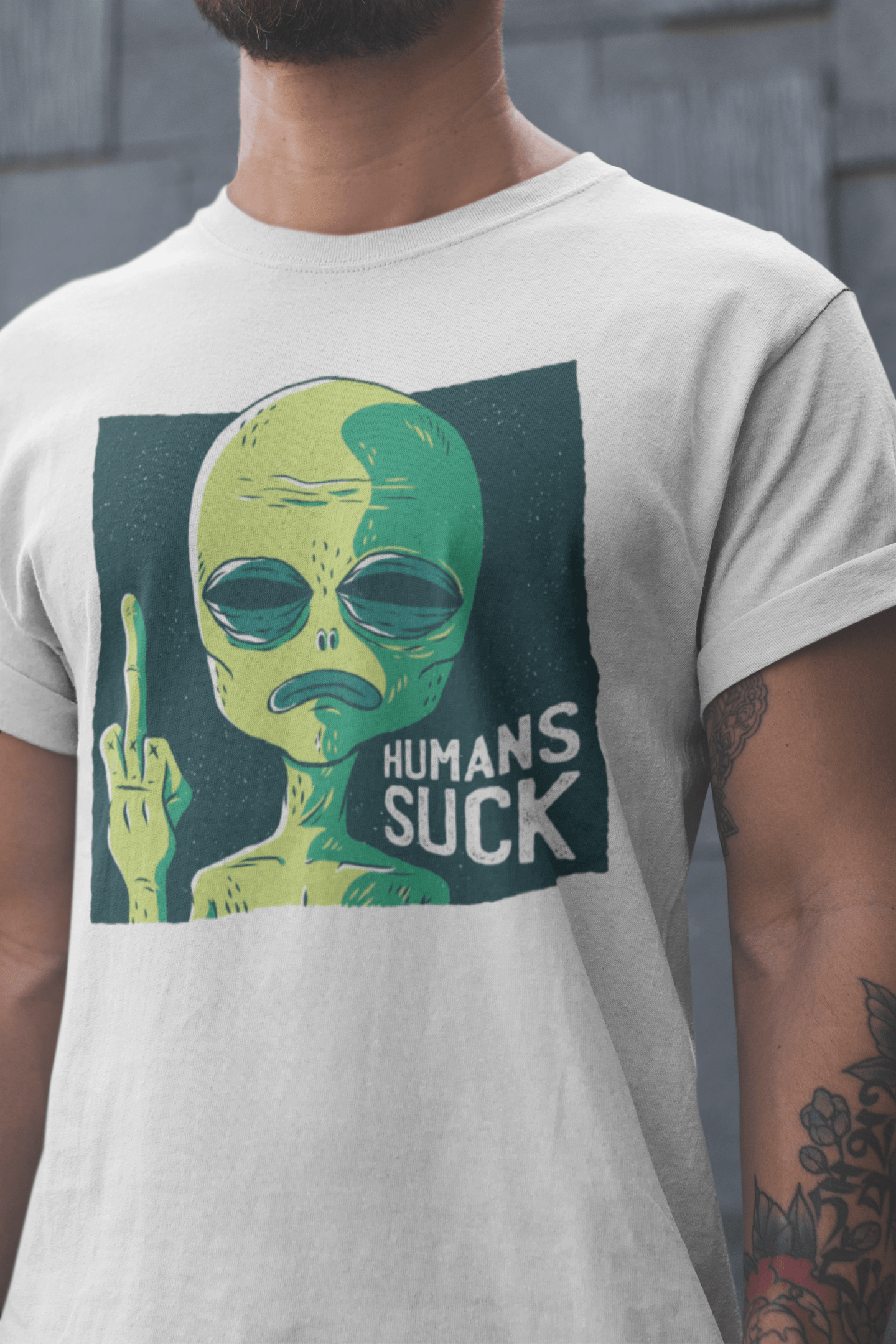 Humans suck T-shirt, funny t-shirt, graphic shirts, unisex tshirt, printed T-shirt - Bolt Print