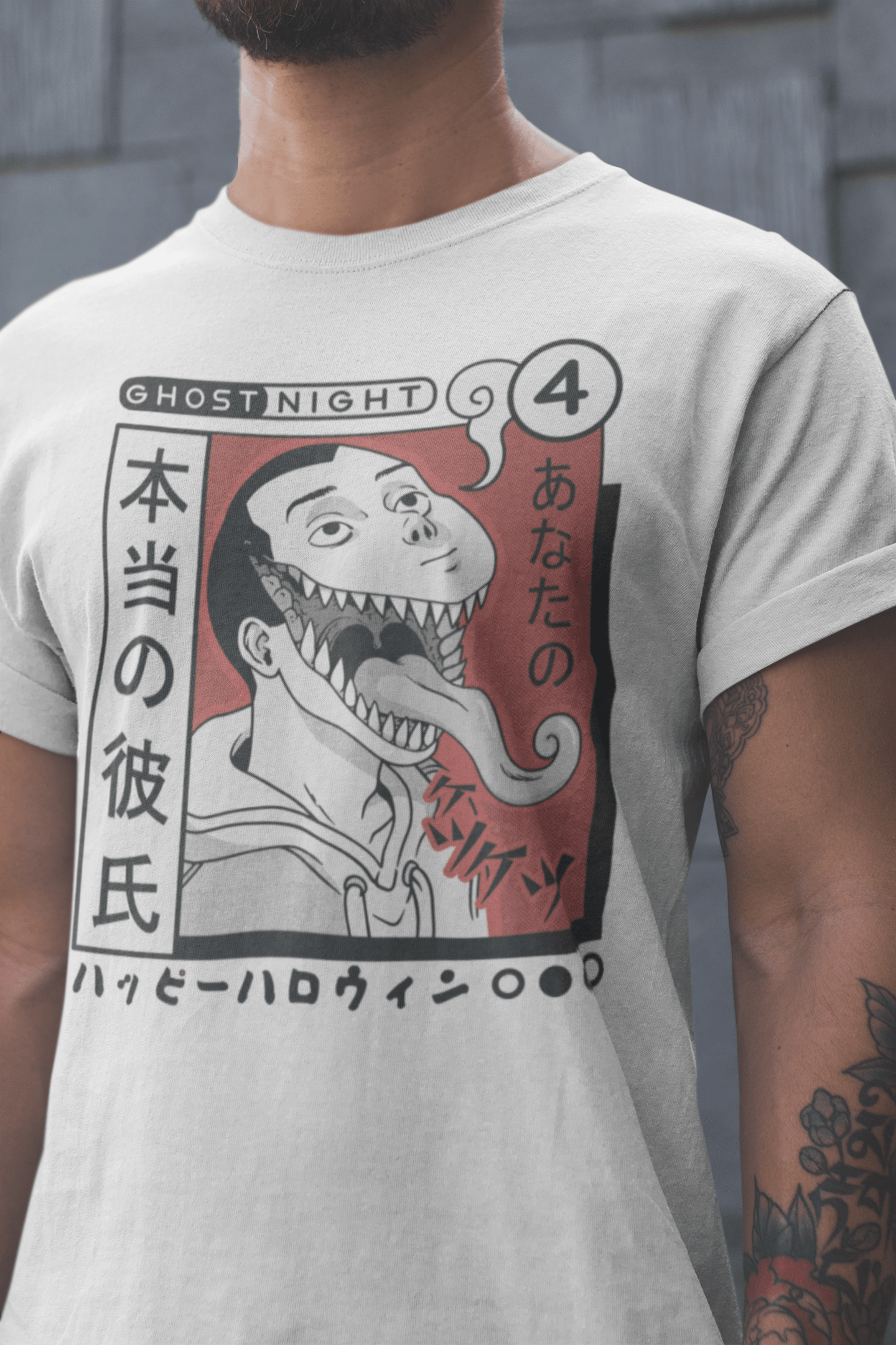 Ghost Night T-shirt, funny t-shirt, graphic shirts, Anime unisex tshirt - Bolt Print