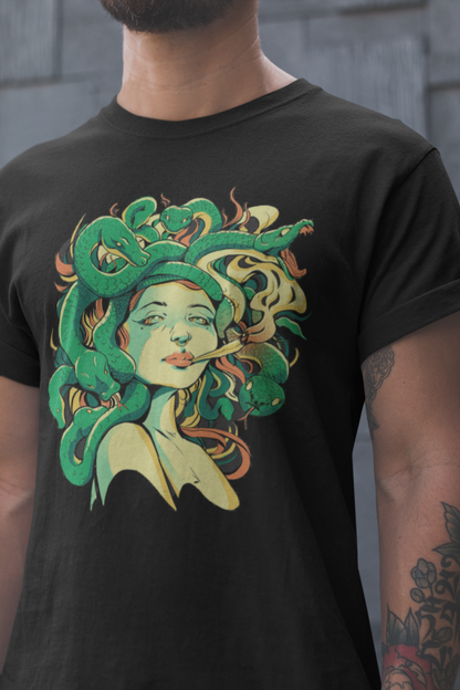 Gorgon jellyfish T-shirt, funny t-shirt, graphic shirts, unisex tshirt, printed T-shirt - Bold Print