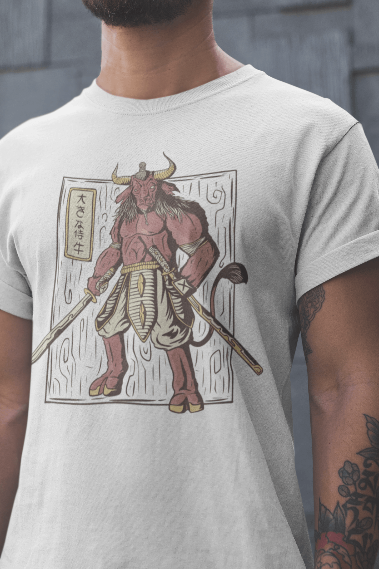 Minotaur T-shirt, funny t-shirt, graphic shirts, Anime unisex tshirt - Bolt Print