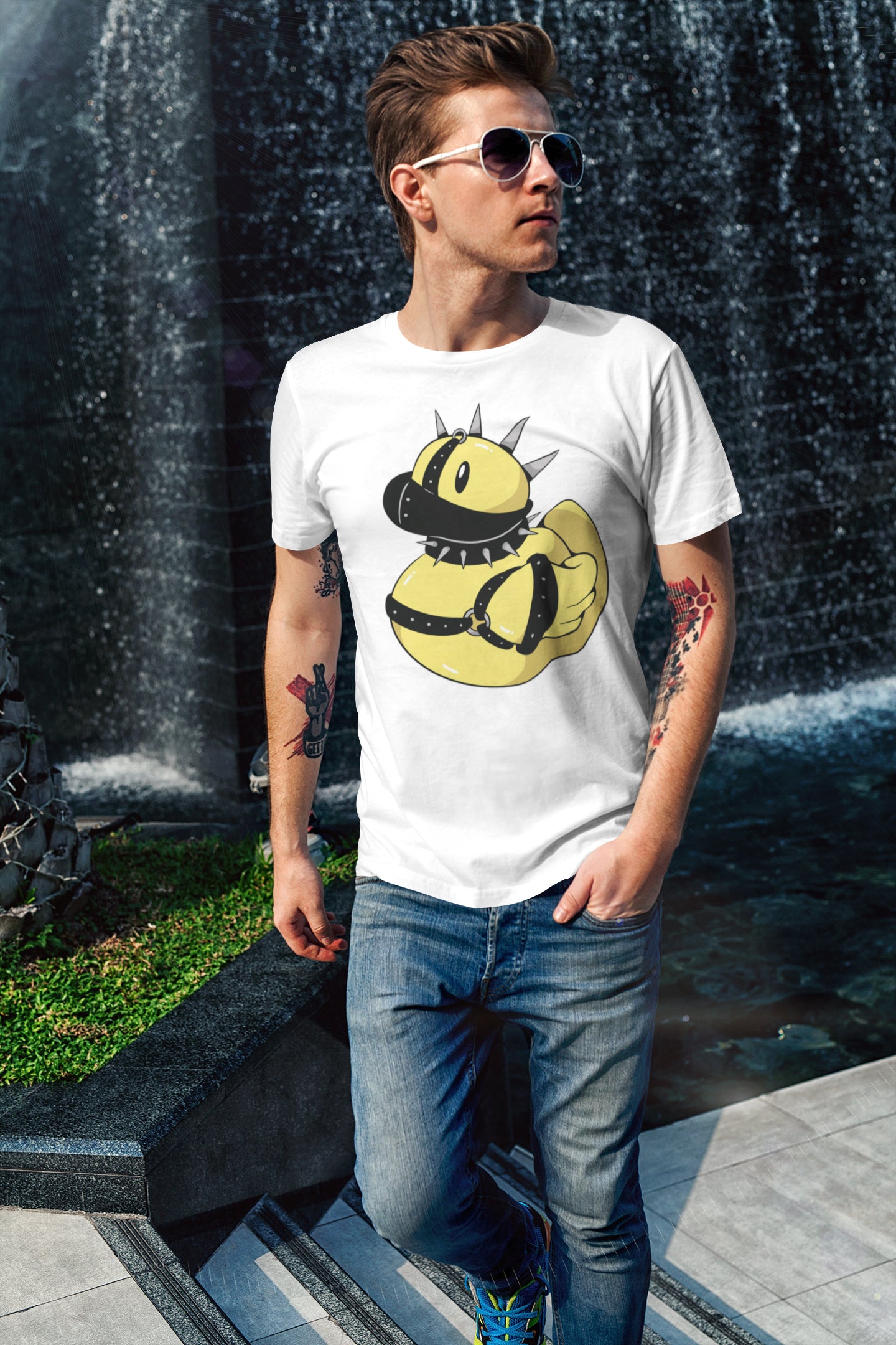 bdsm duck T-shirt, funny t-shirt, graphic shirts, unisex tshirt, printed T-shirt - Bolt Print