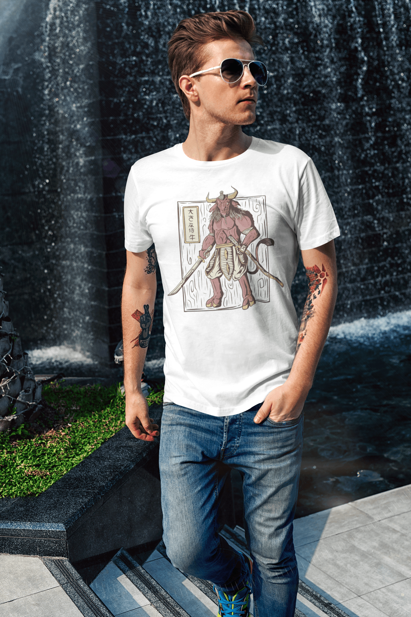 Minotaur T-shirt, funny t-shirt, graphic shirts, Anime unisex tshirt - Bolt Print