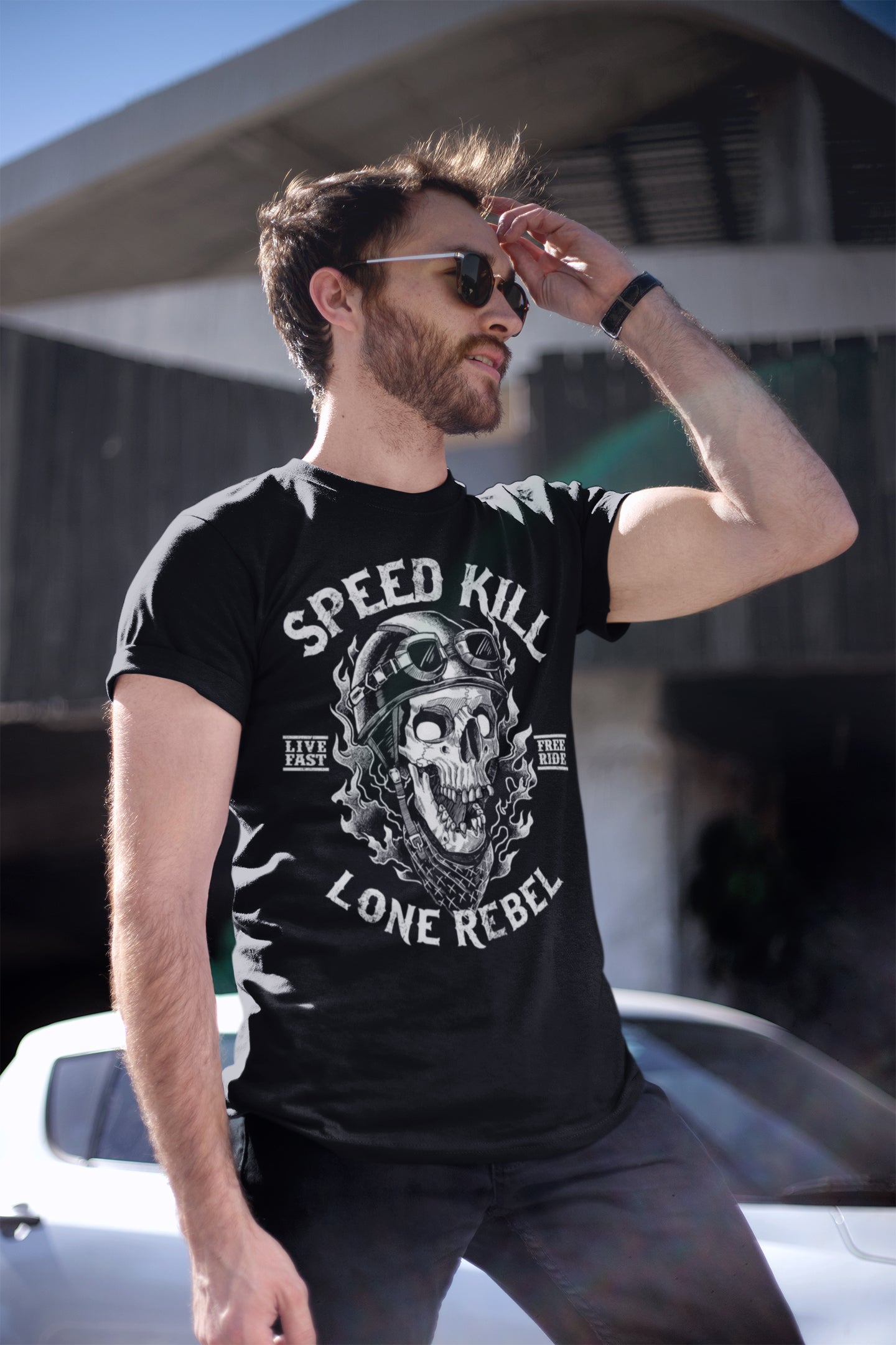 Speed kill T-shirt, funny t-shirt, graphic shirts, unisex tshirt, rock t-shirt, racer t-shirt - Bolt Print