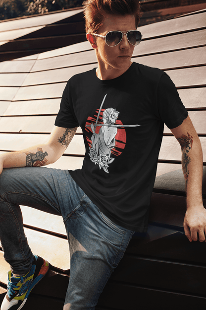 Girl in a fox mask T-shirt, funny t-shirt, graphic shirts, Anime unisex tshirt - Bolt Print