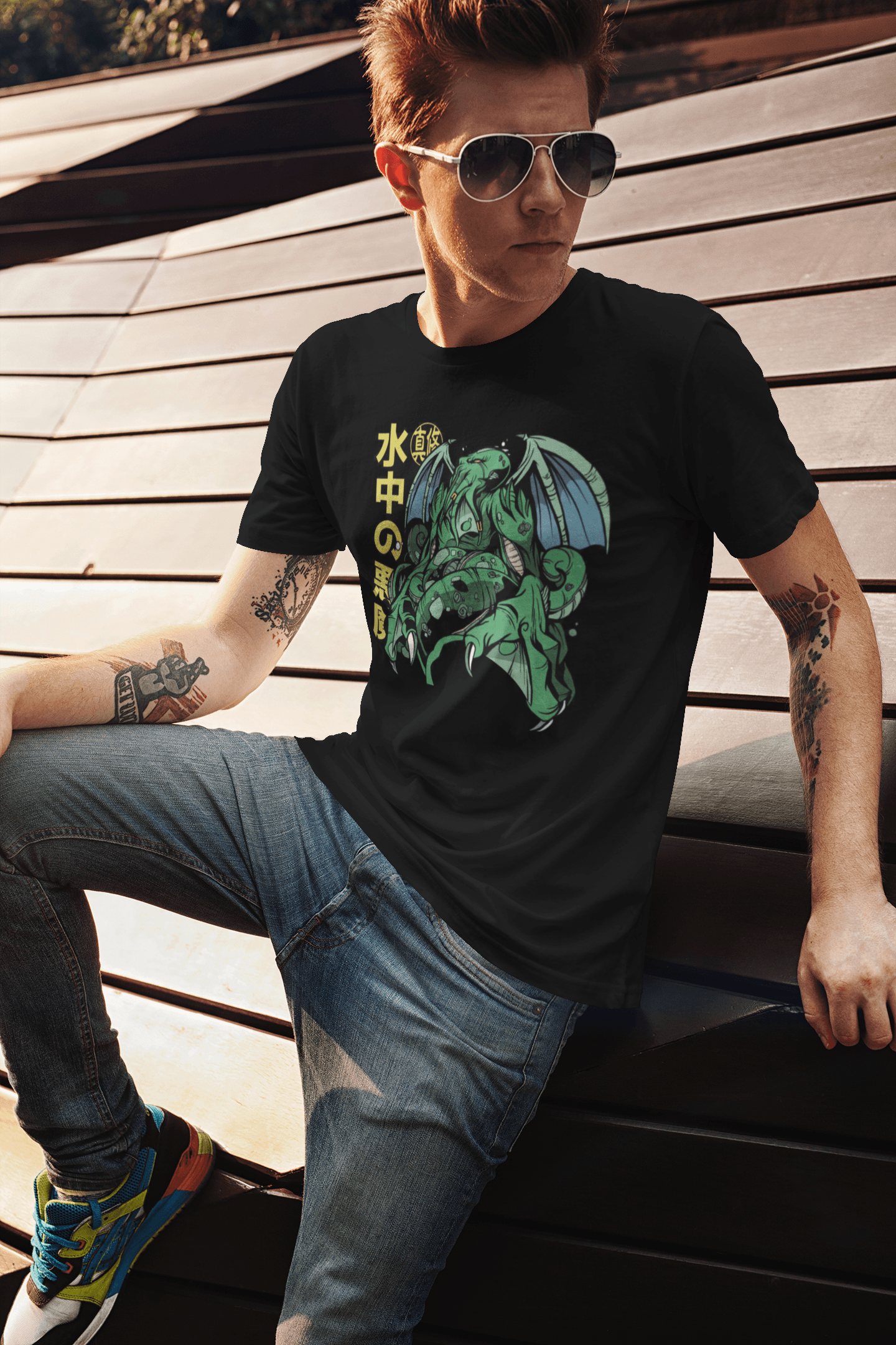 Cthulhu T-shirt, funny t-shirt, graphic shirts, Anime unisex tshirt - Bolt Print