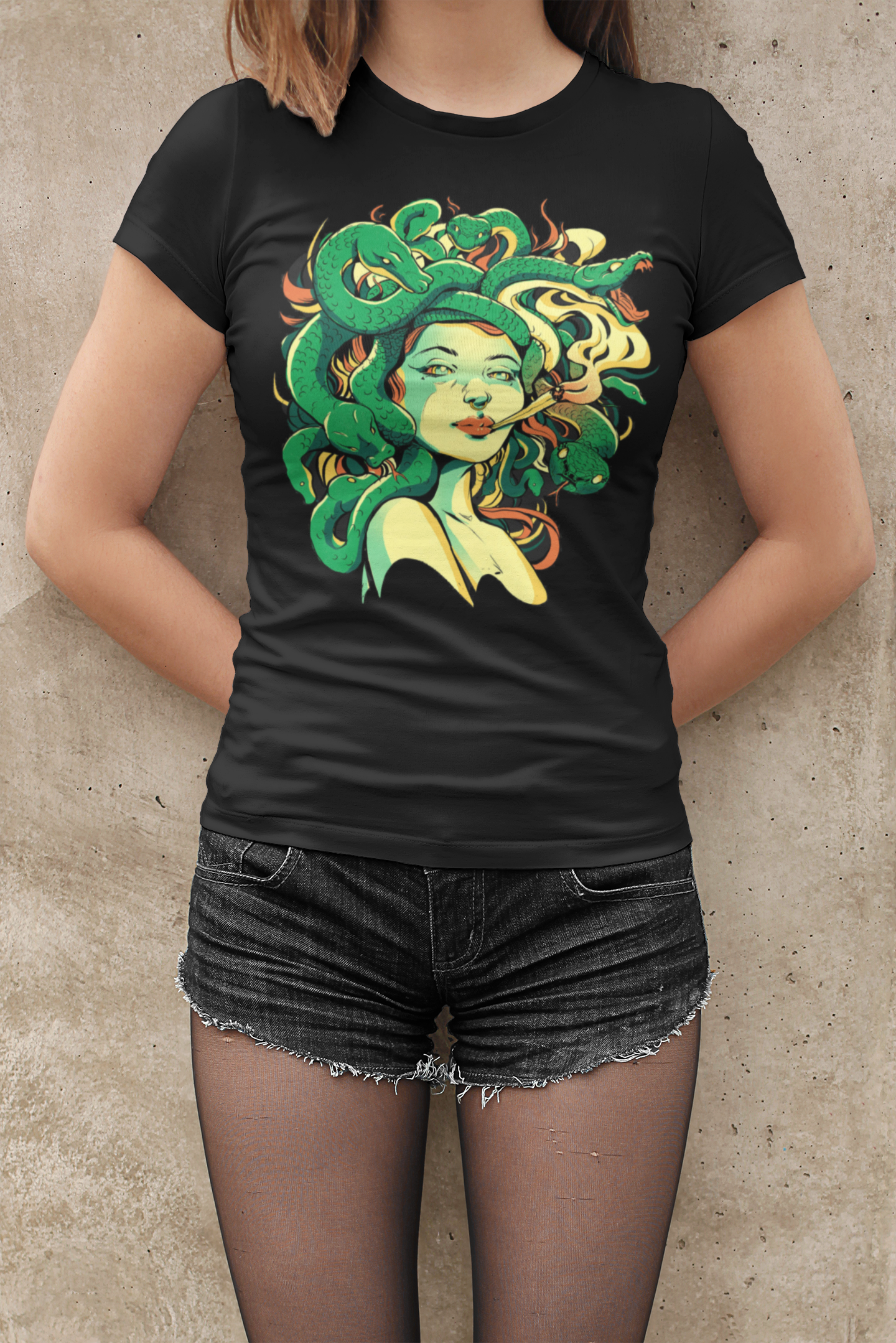 Gorgon jellyfish T-shirt, funny t-shirt, graphic shirts, unisex tshirt, printed T-shirt - Bold Print