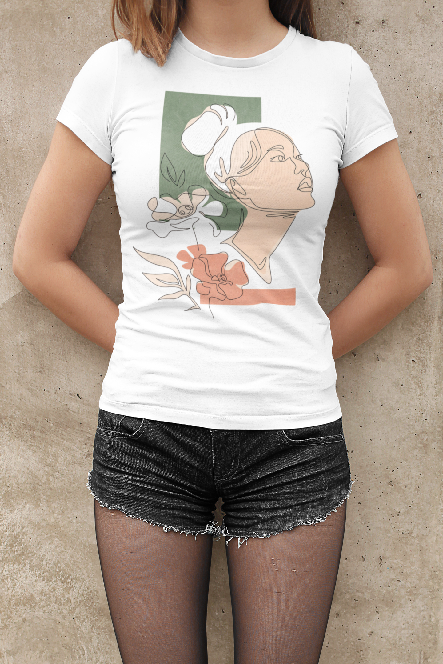 Girl's face T-shirt, funny t-shirt, graphic shirts, unisex tshirt, printed T-shirt - Bolt Print