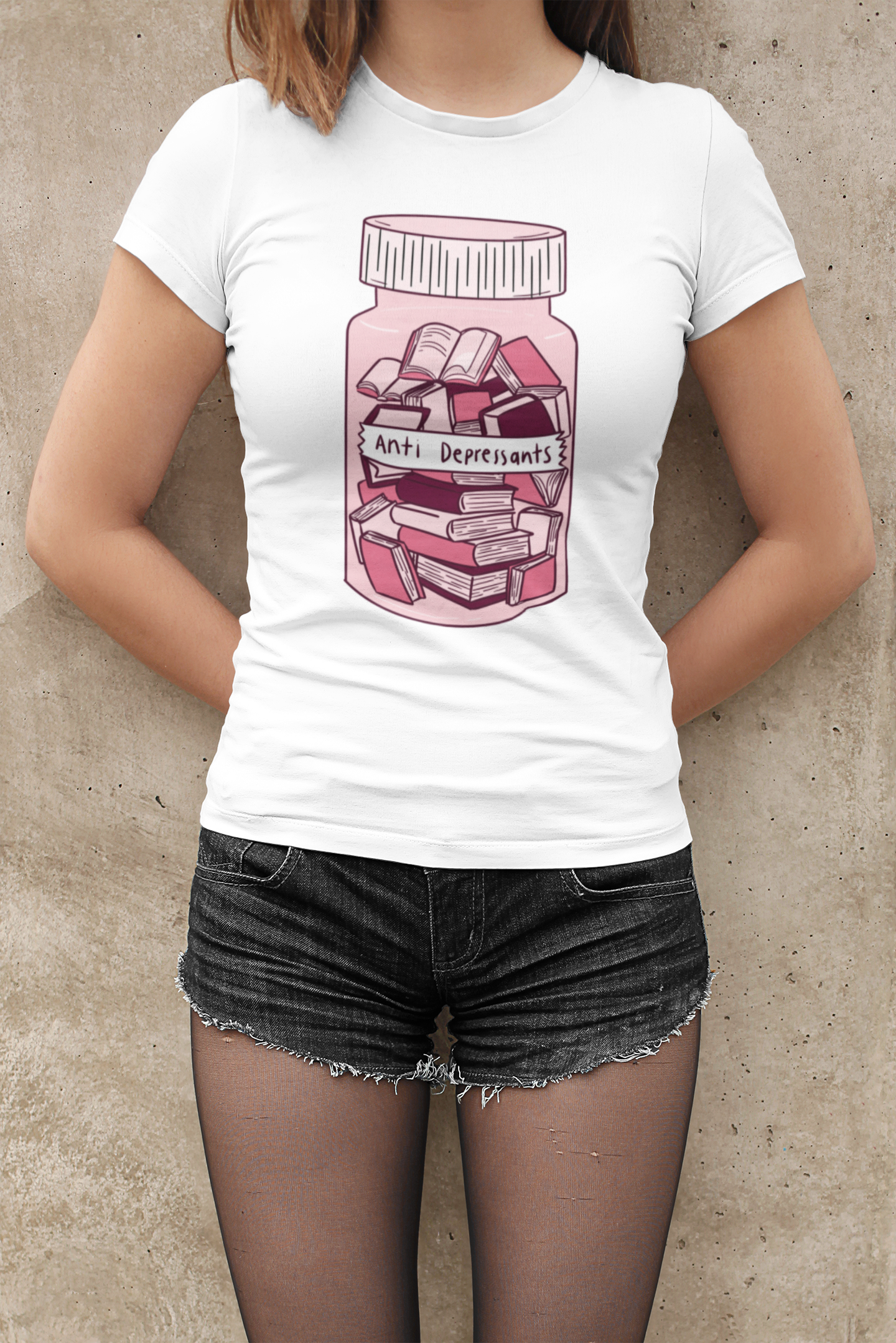 Books are the best antidepressant T-shirt, funny t-shirt, graphic shirts, unisex tshirt, printed T-shirt - Bolt Print