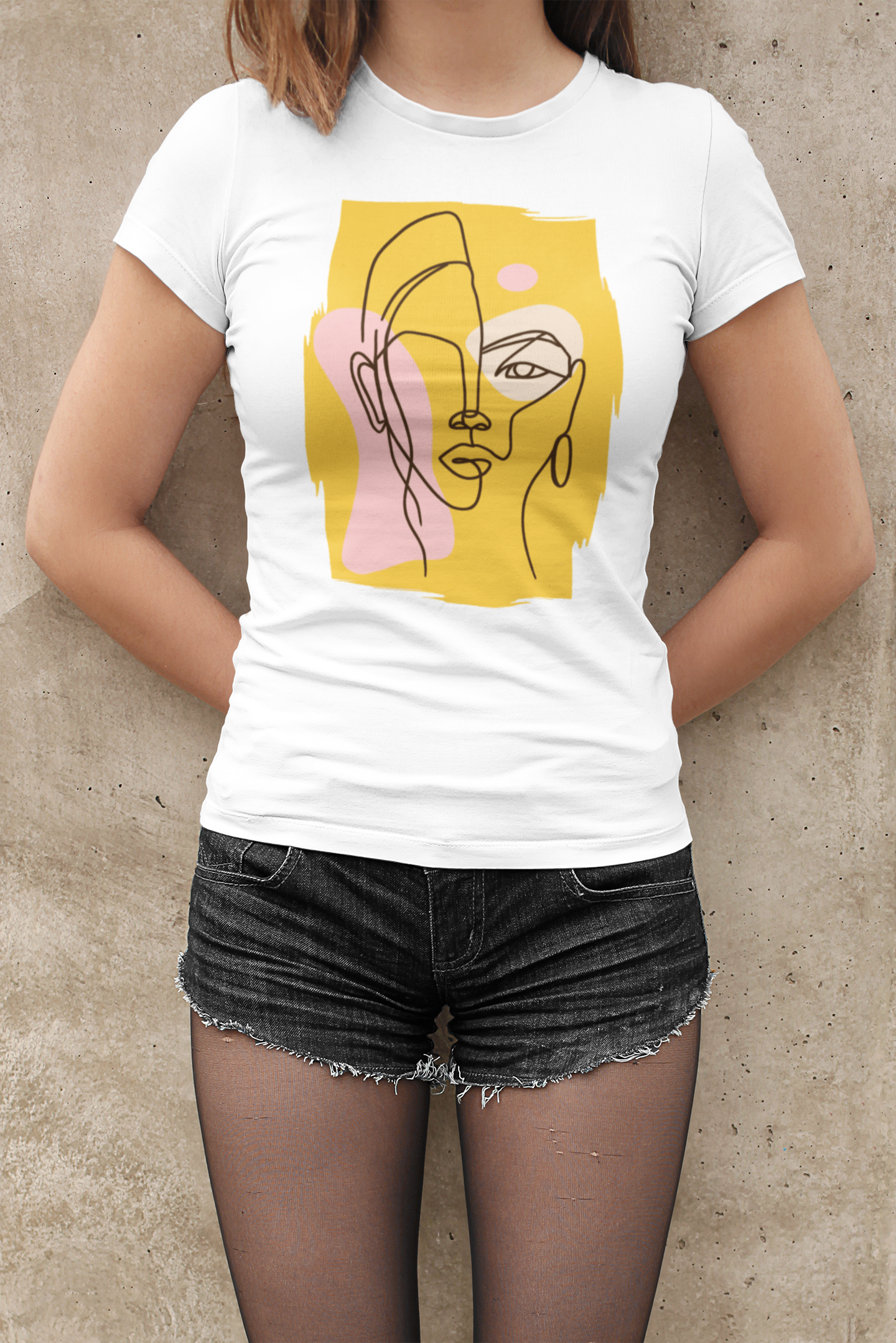 Yellow face T-shirt, funny t-shirt, graphic shirts, unisex tshirt, printed T-shirt - Bolt Print